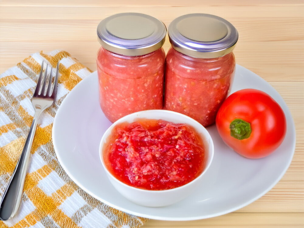 Vinegar-Free Spicy Tomato and Pepper Sauce