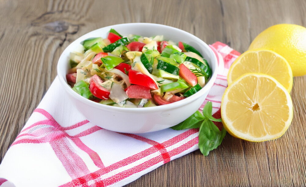 Squid and Avocado Salad