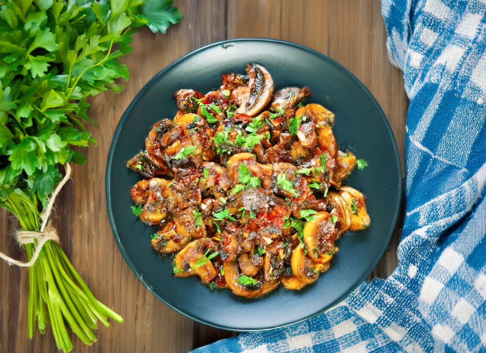 Mushrooms in Soy Sauce