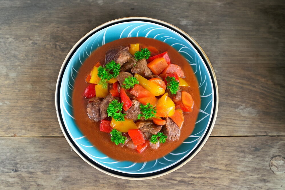 Braised Beef with Bell Peppers
