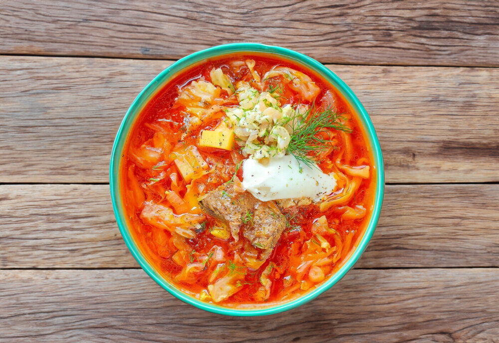 Classic Beet Borscht