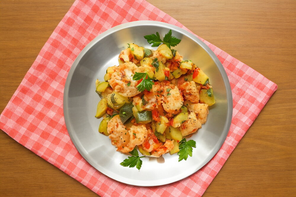 Cauliflower and Zucchini Stew