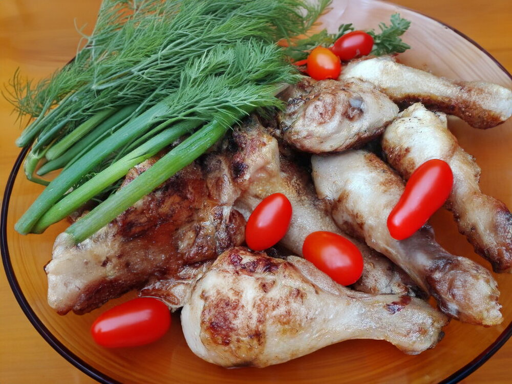 Charcoal-Grilled Chicken in a Spiced Marinade