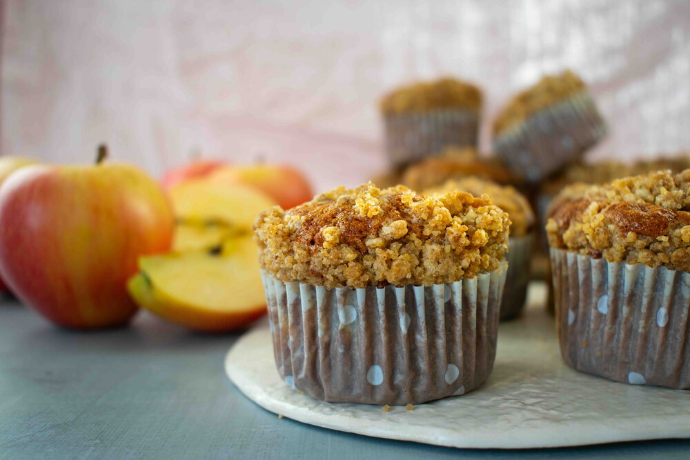 Apple crumble cupcakes