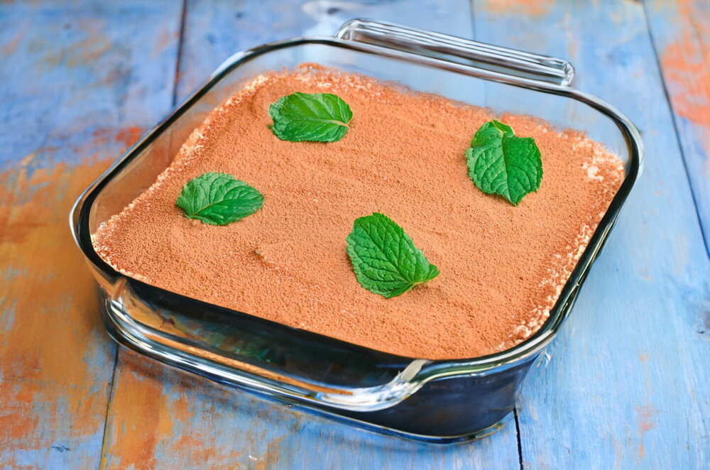 Tiramisu with Mascarpone and Eggs