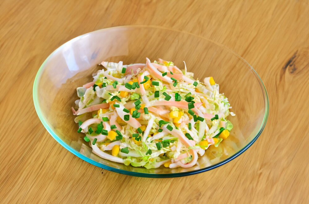 Squid and Cabbage Salad