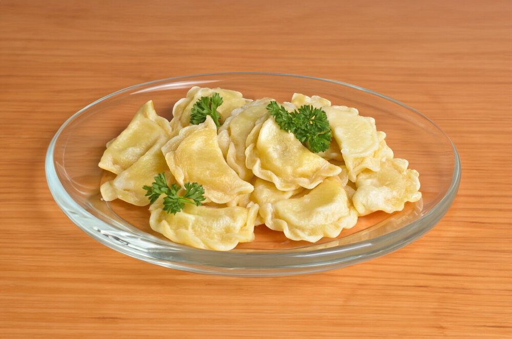 Eggless Kefir Dumplings with Potato Filling