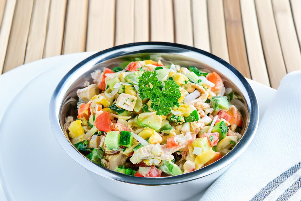 Chicken Salad with Pickled Onion