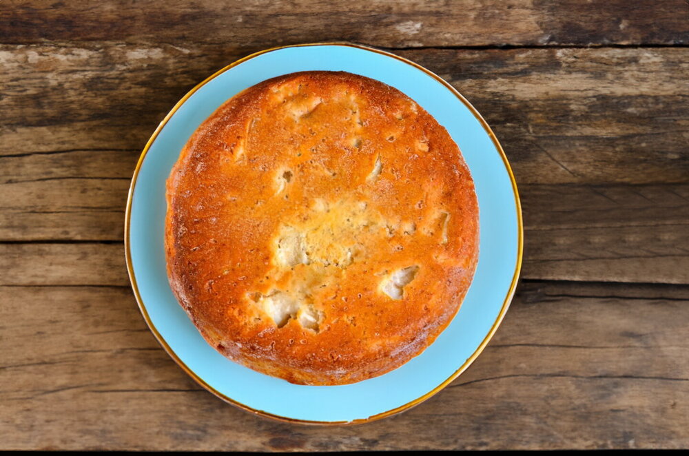 Apple Charlotte with Rice Flour