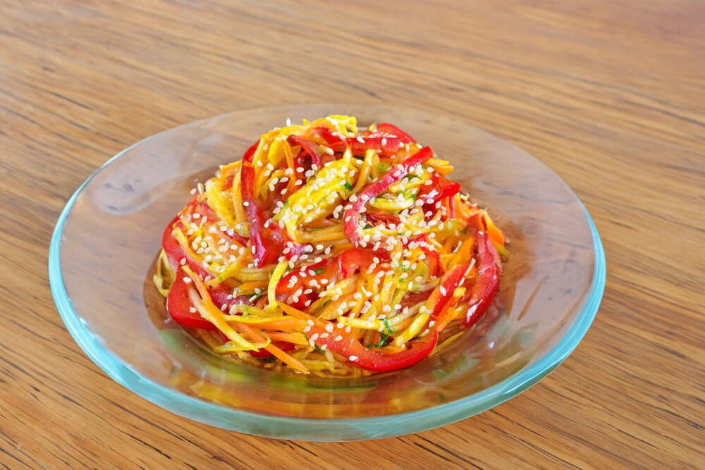 White Radish and Carrot Salad