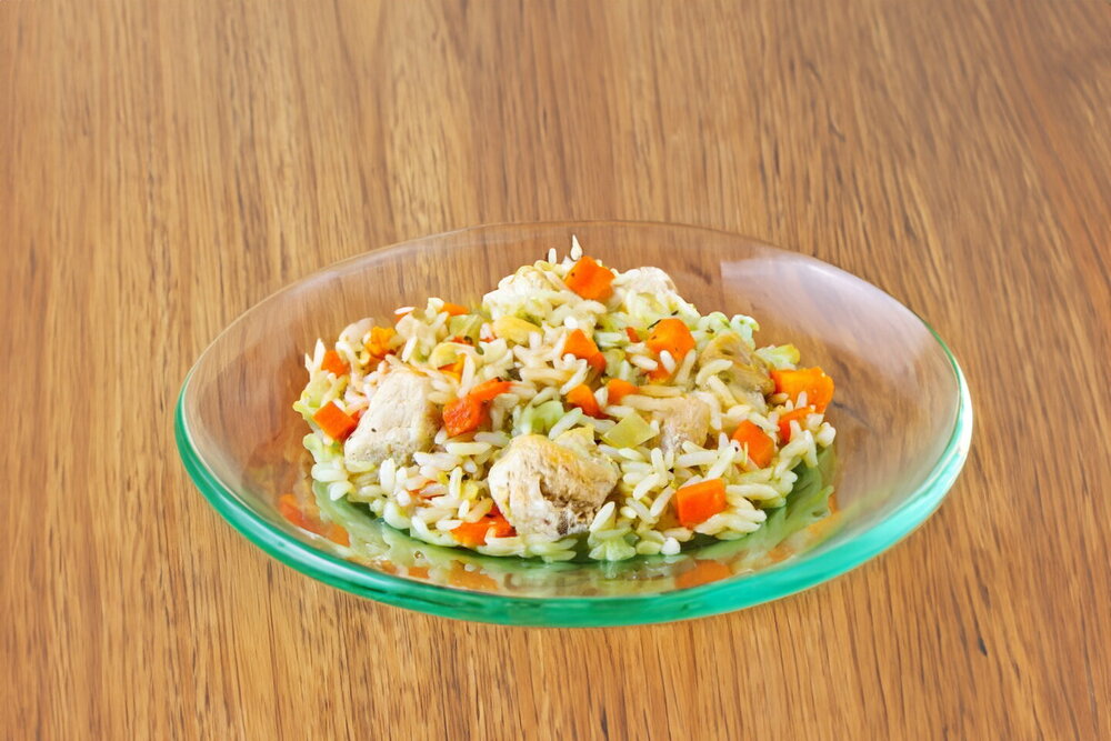 Oven-Baked Turkey with Rice
