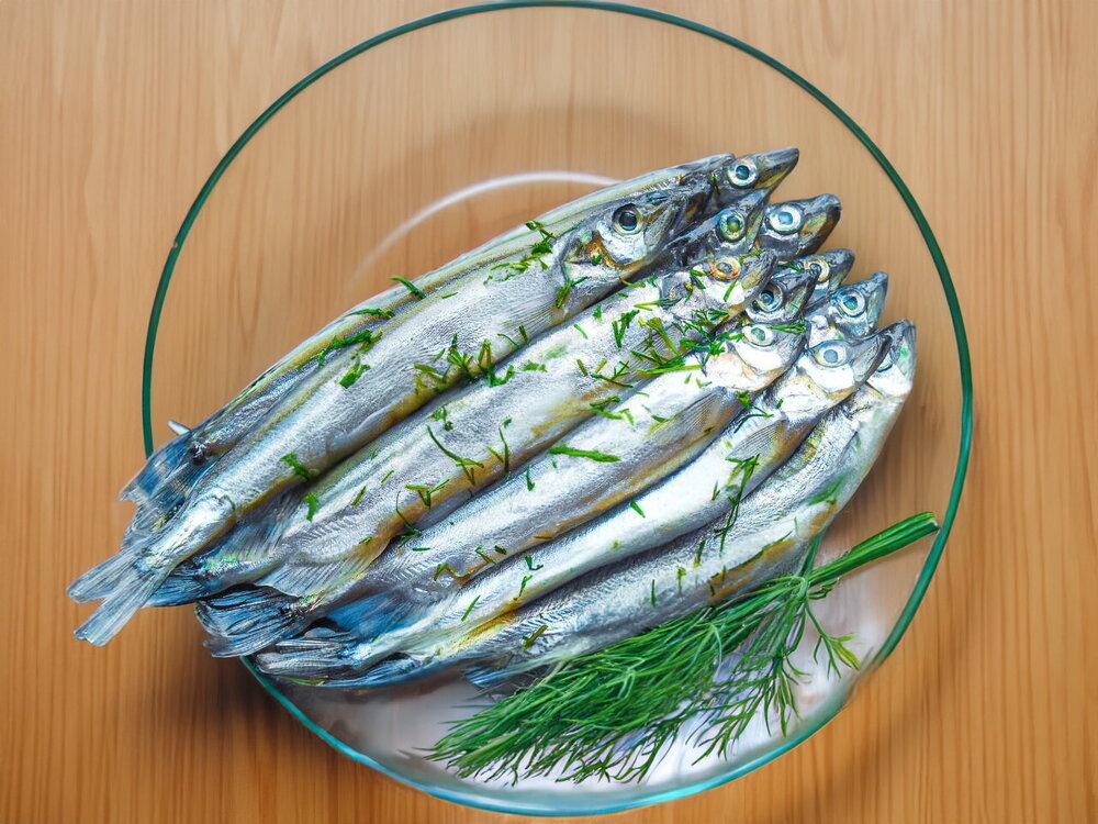 Homemade Spiced Salted Capelin