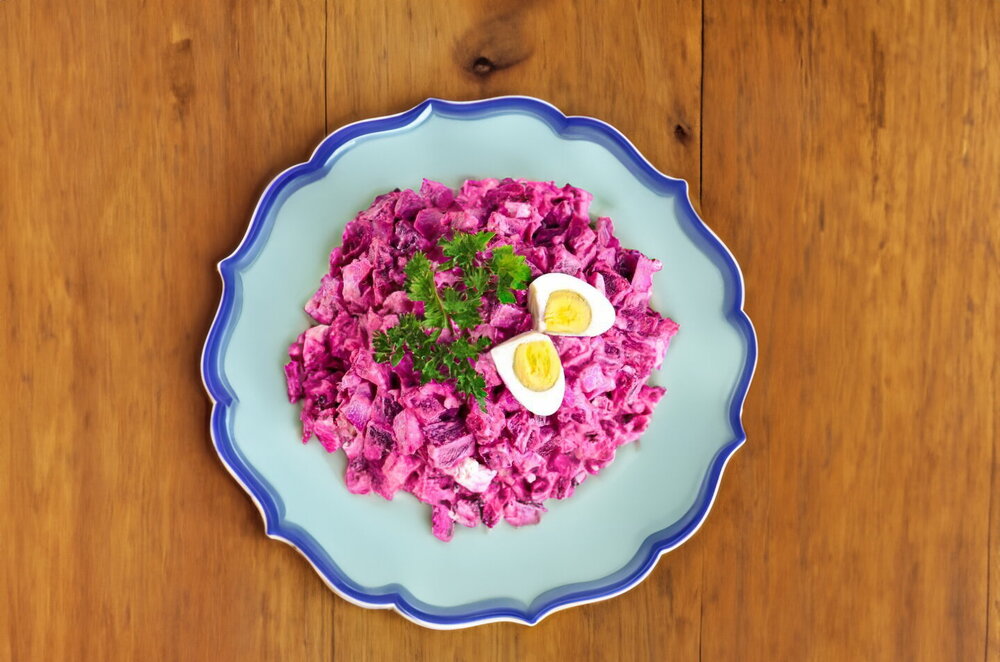 Beet and Egg Salad