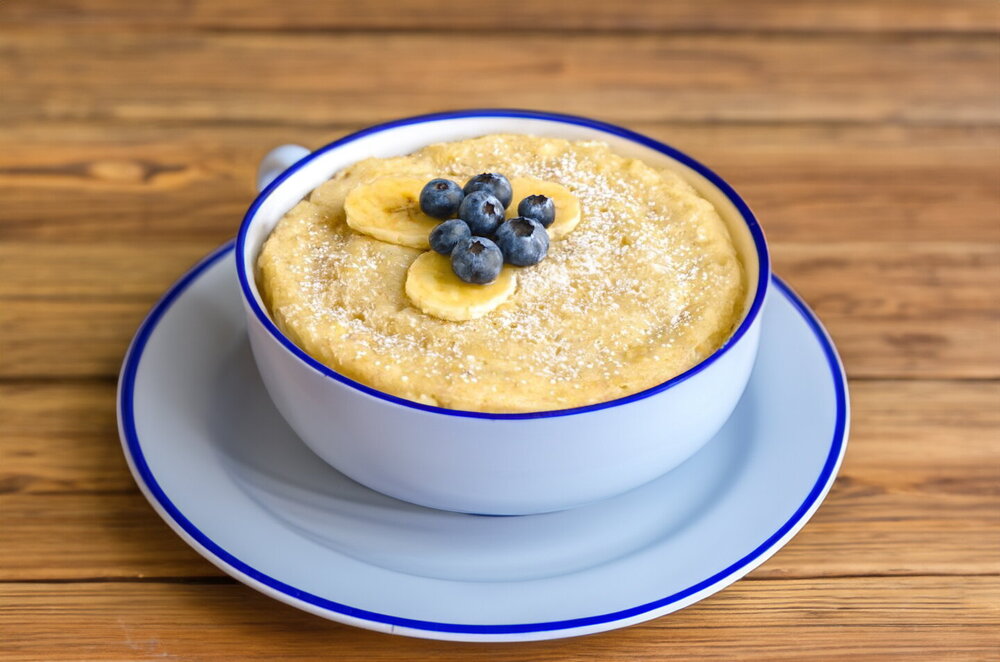 Banana Mug Cake in the Microwave