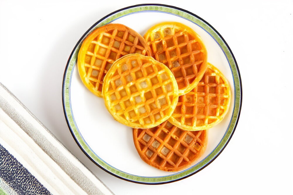 Sweet Waffles in a Waffle Maker