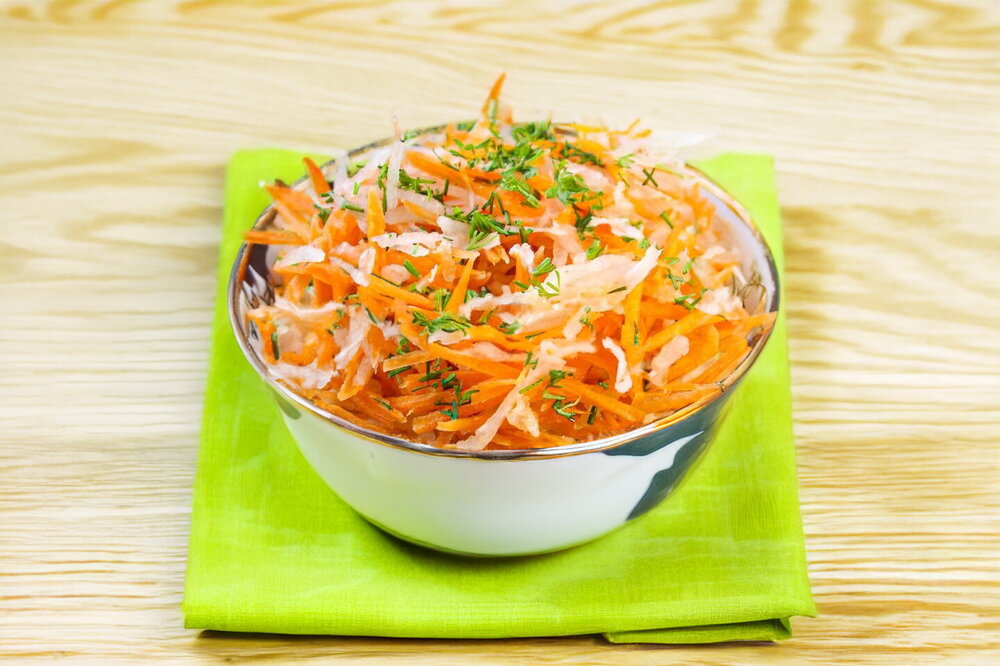 Radish and Carrot Salad