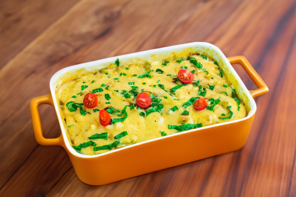 Layered Potatoes with Ground Meat and Cheese