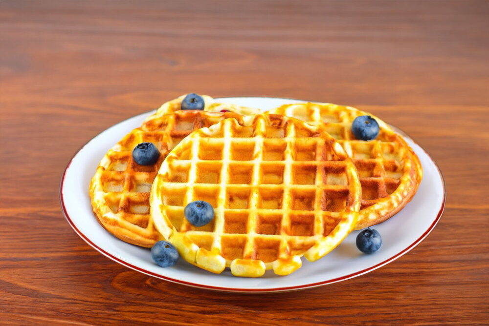 Viennese Waffles with Rice Flour