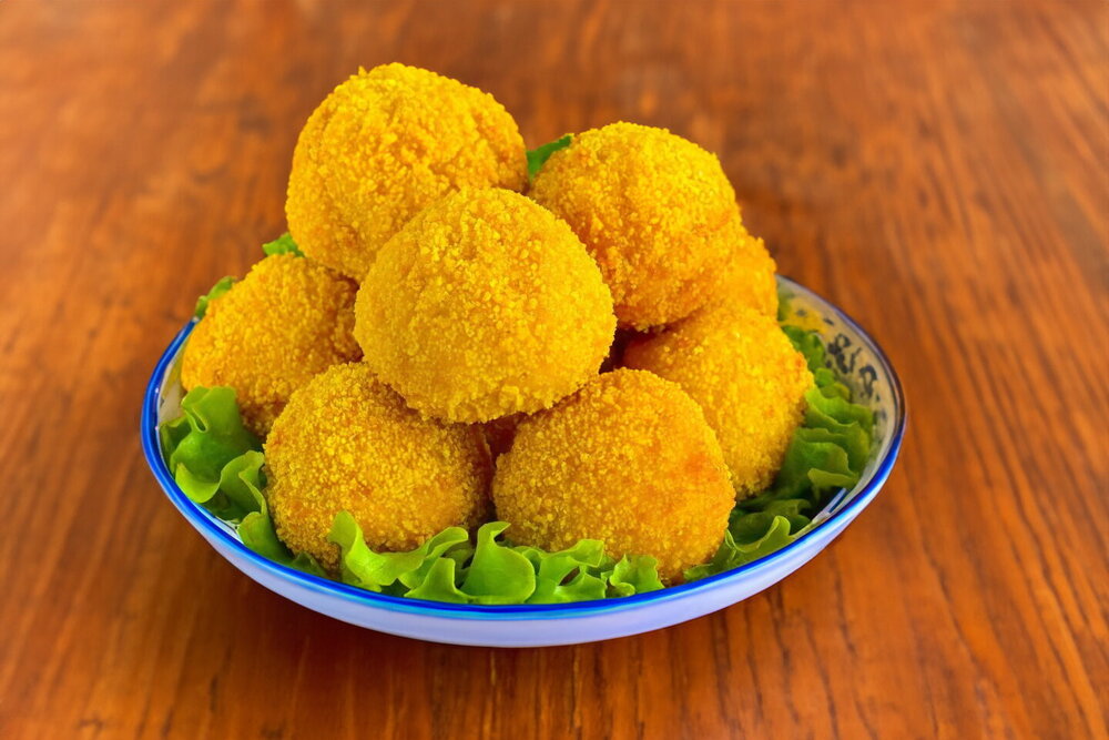 Deep-Fried Potato Cheese Balls