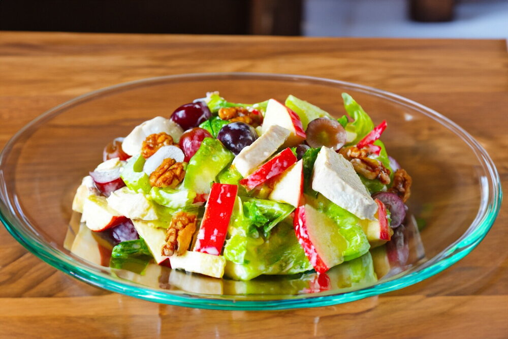 Waldorf Salad with Chicken, Apple and Celery