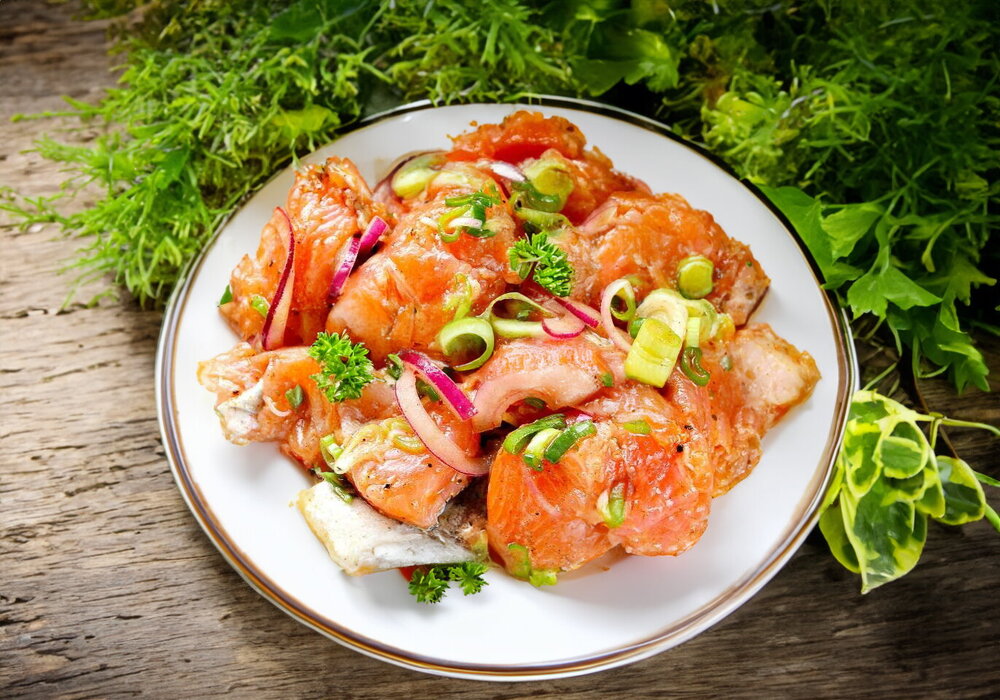 Korean-Style Marinated Trout