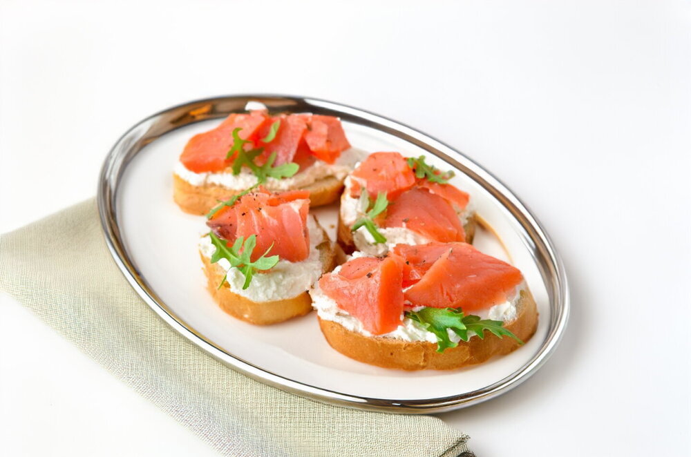 Bruschetta with Salmon