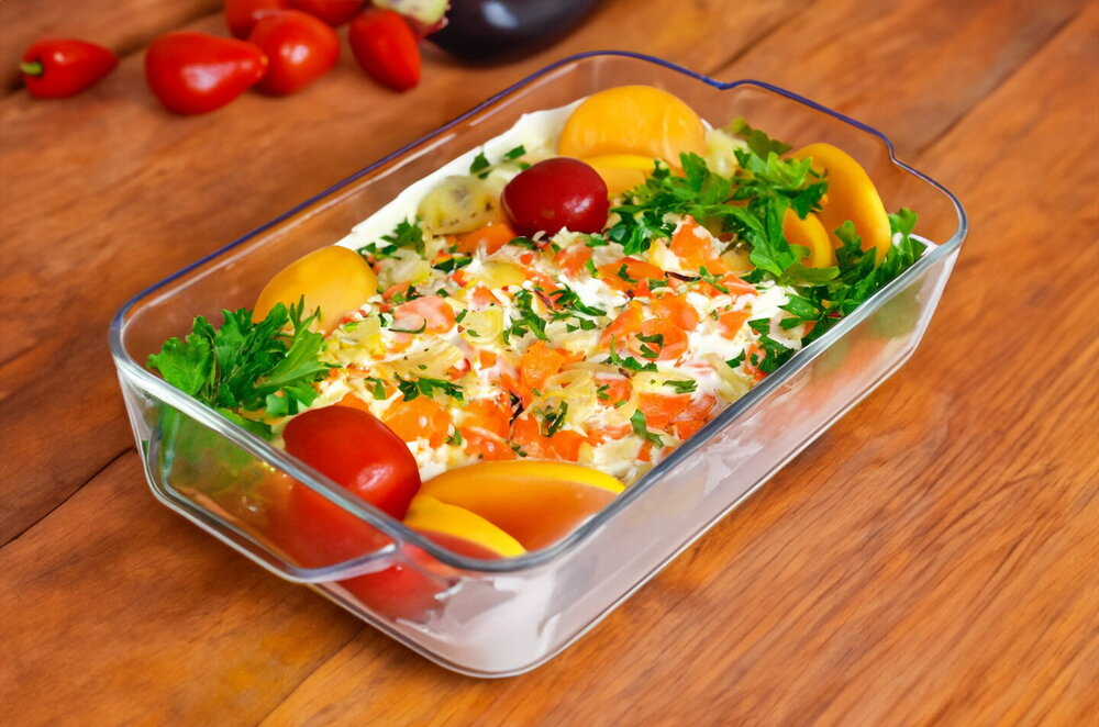Baked Fish with Carrots and Onions