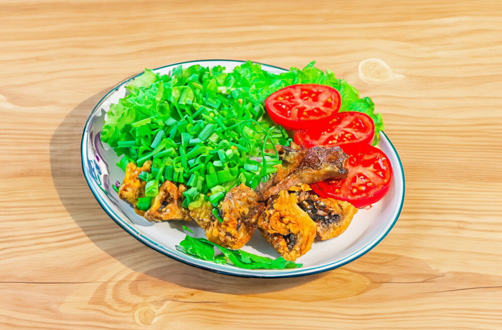 Baked Champignon Skewers in the Oven