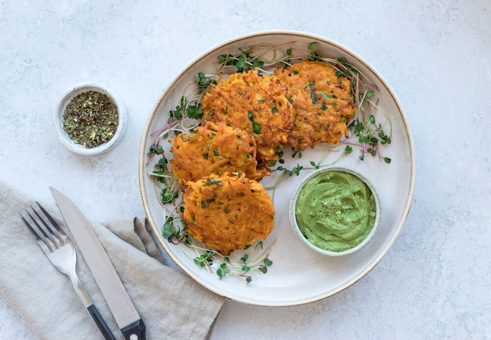 Sweet potato rösti