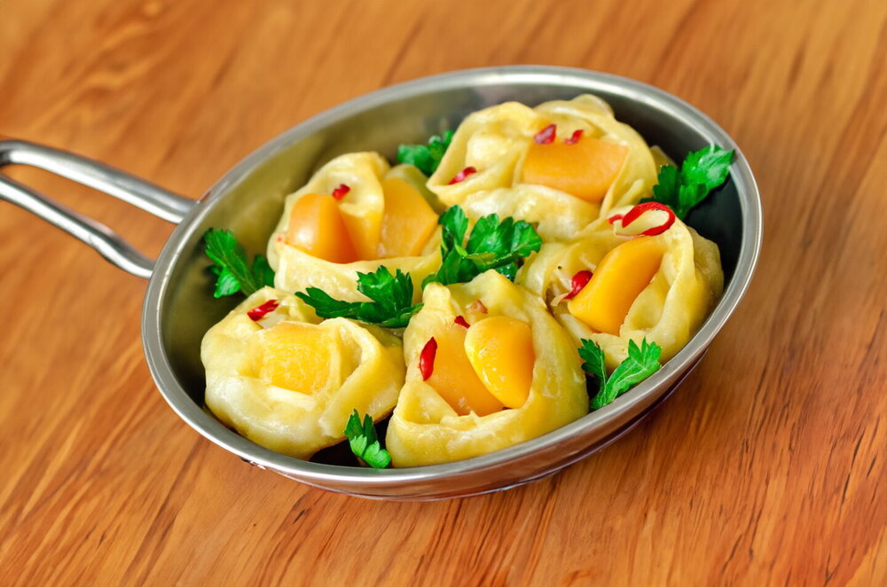 Pan-Fried Dumplings Manty