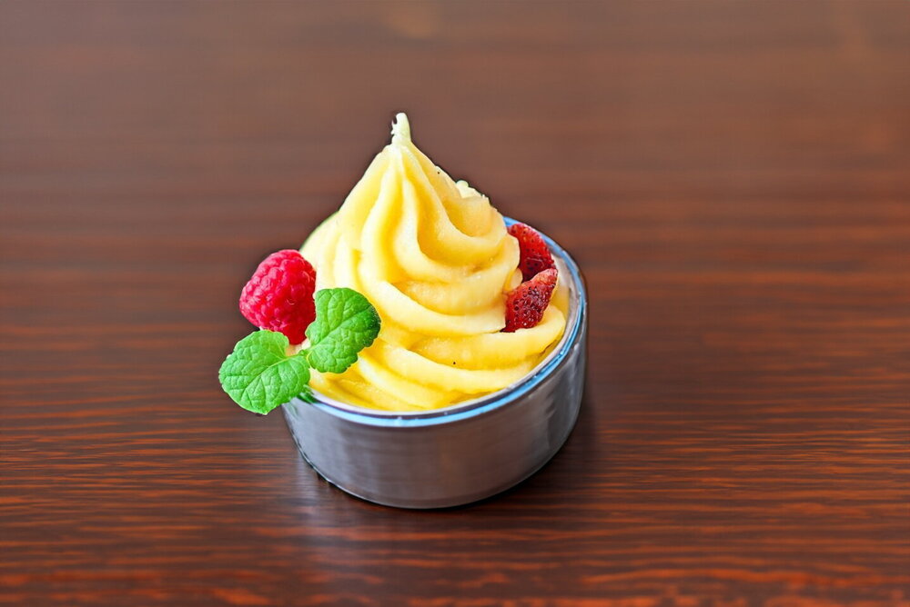 Custard with Milk and Starch