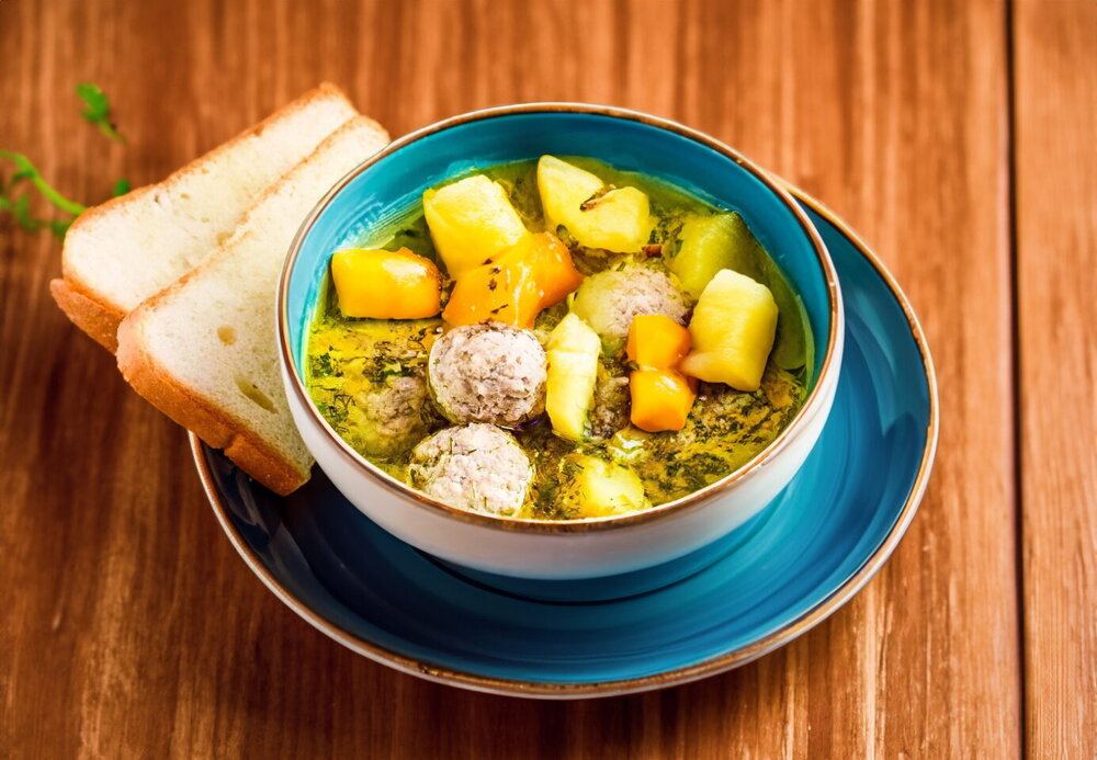 Meatball Soup with Potatoes