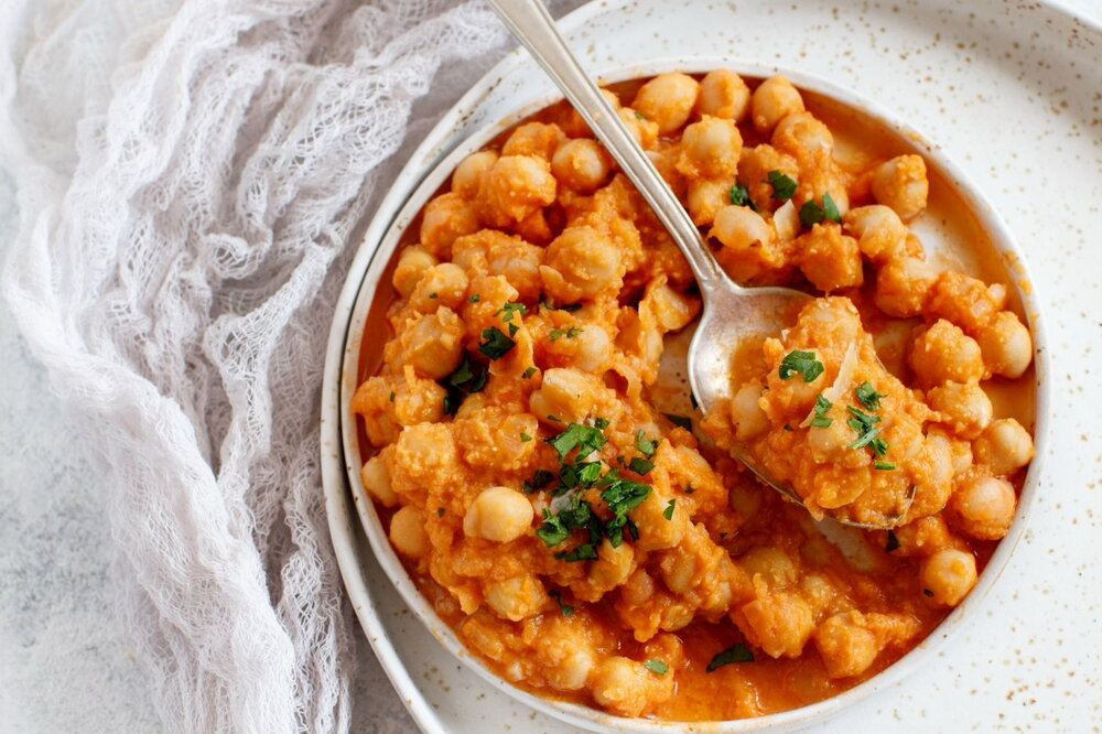 Vegan chickpea curry