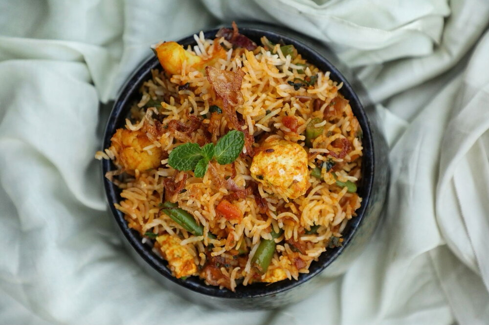 Vegetable biryani