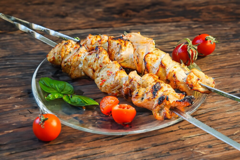 Chicken Shashlik with Onion