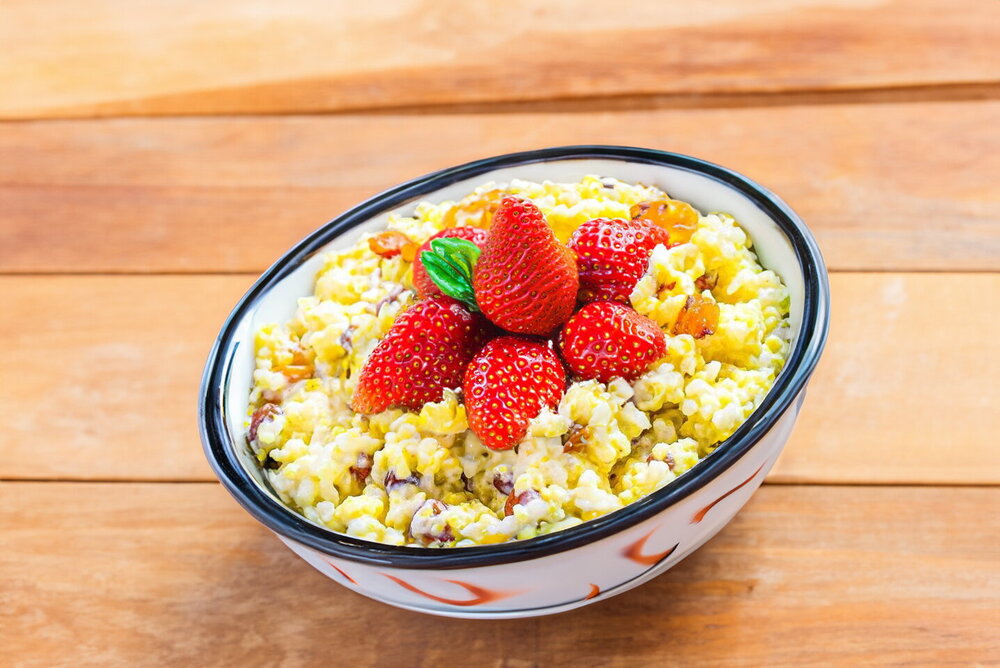 Milk Porridge in a Pot