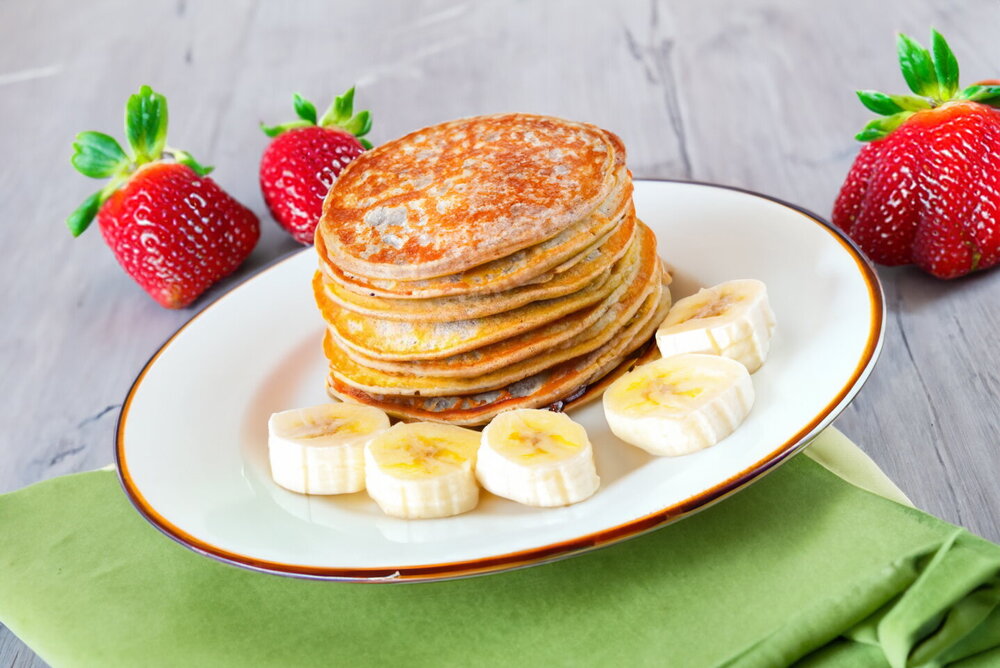 Banana and Egg Pancakes Without Flour