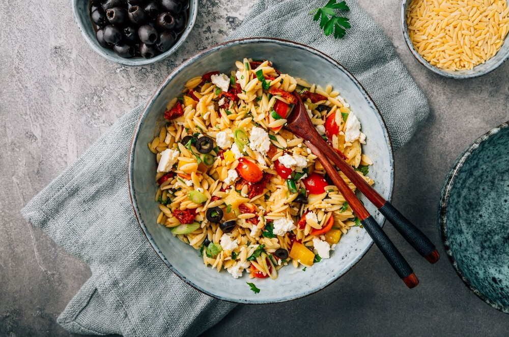 Antipasti orzo salad