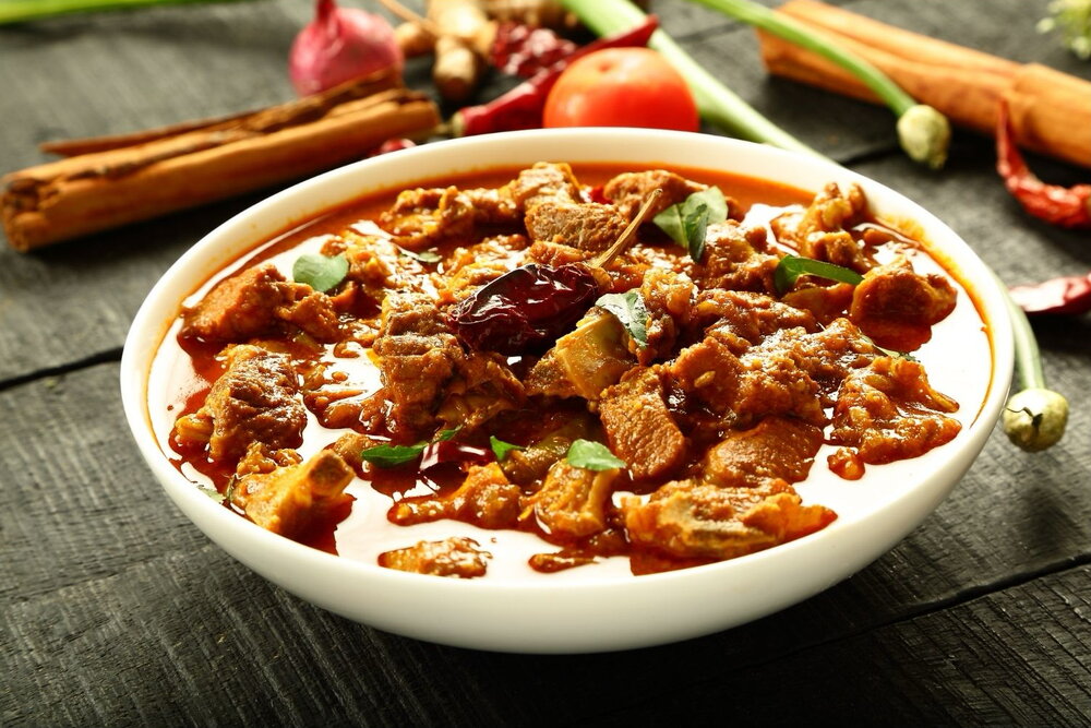 Spiced beef curry