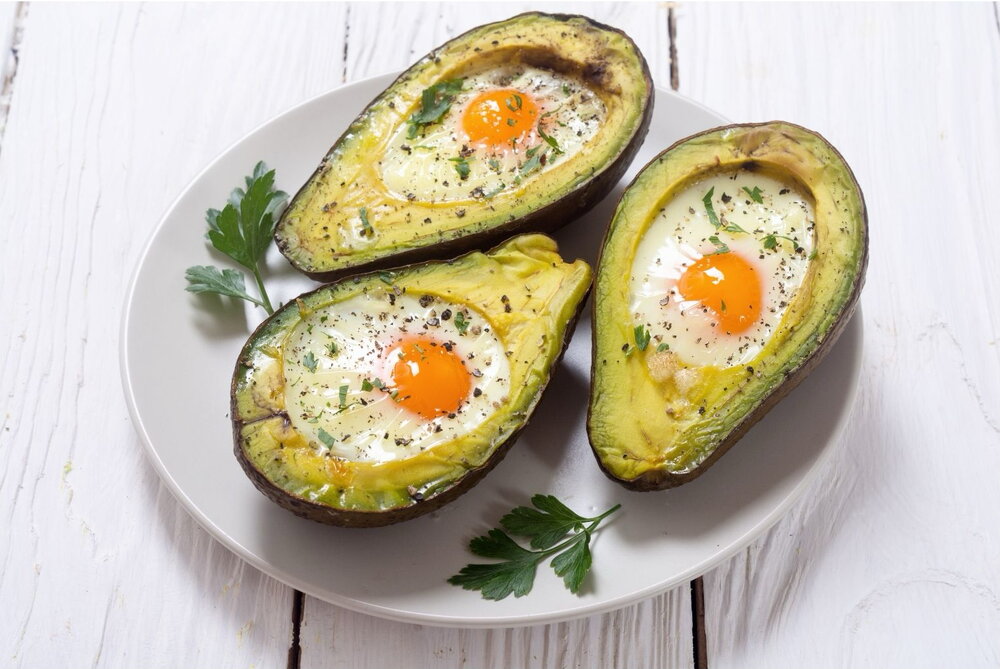 Avocado eggs