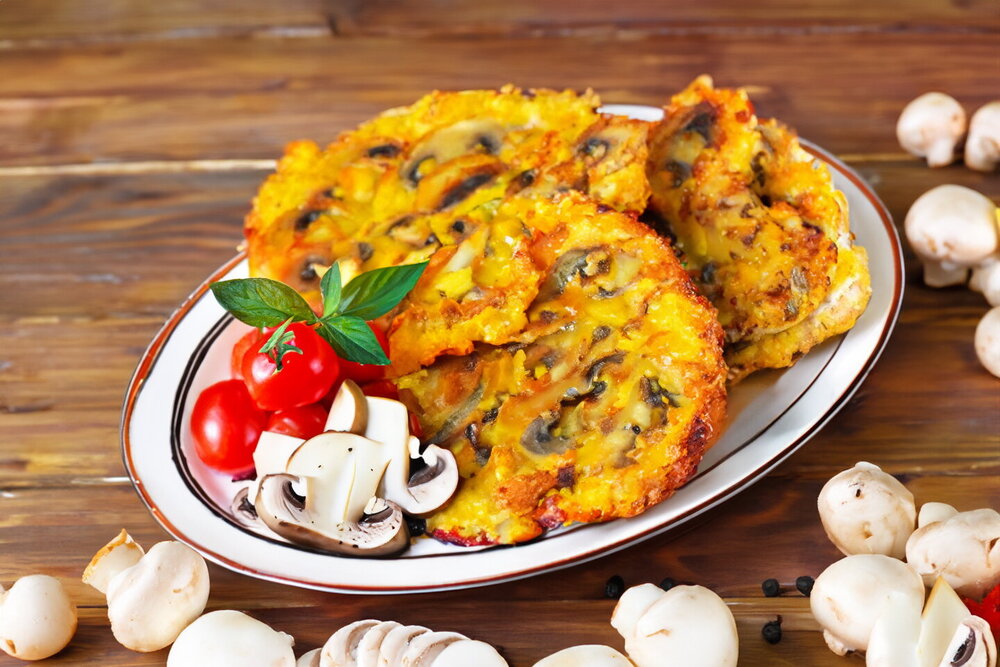 Turkey Fillet with Mushrooms