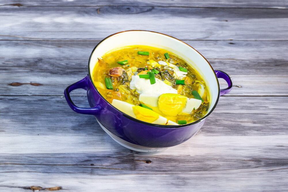 Sorrel Soup with Egg