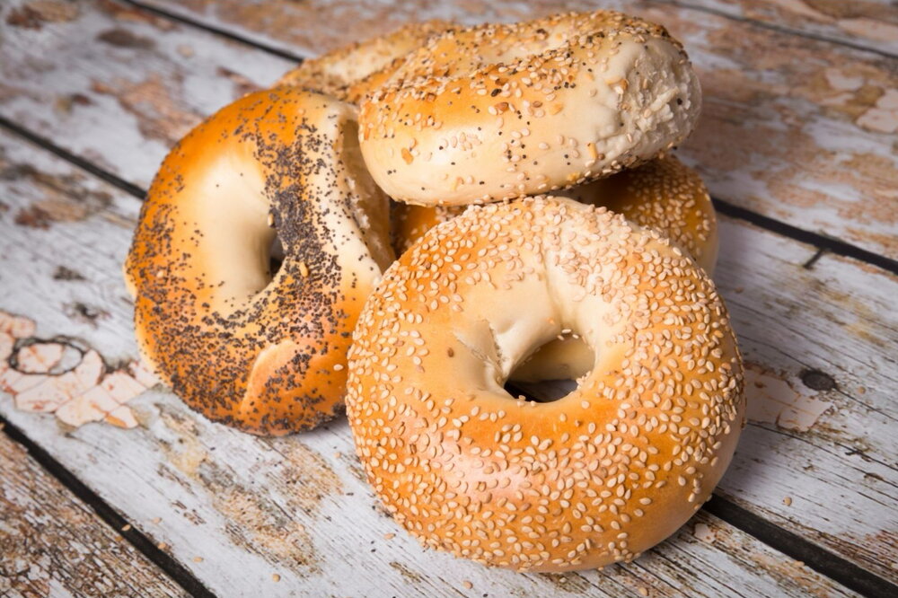 Homemade bagels