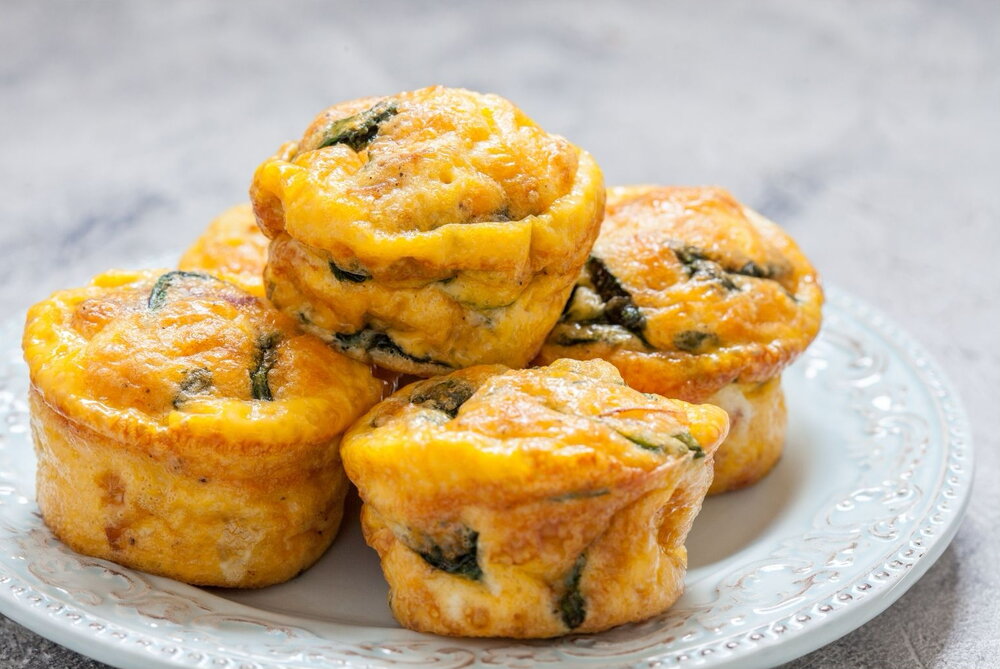 Bacon, egg and cheese muffins