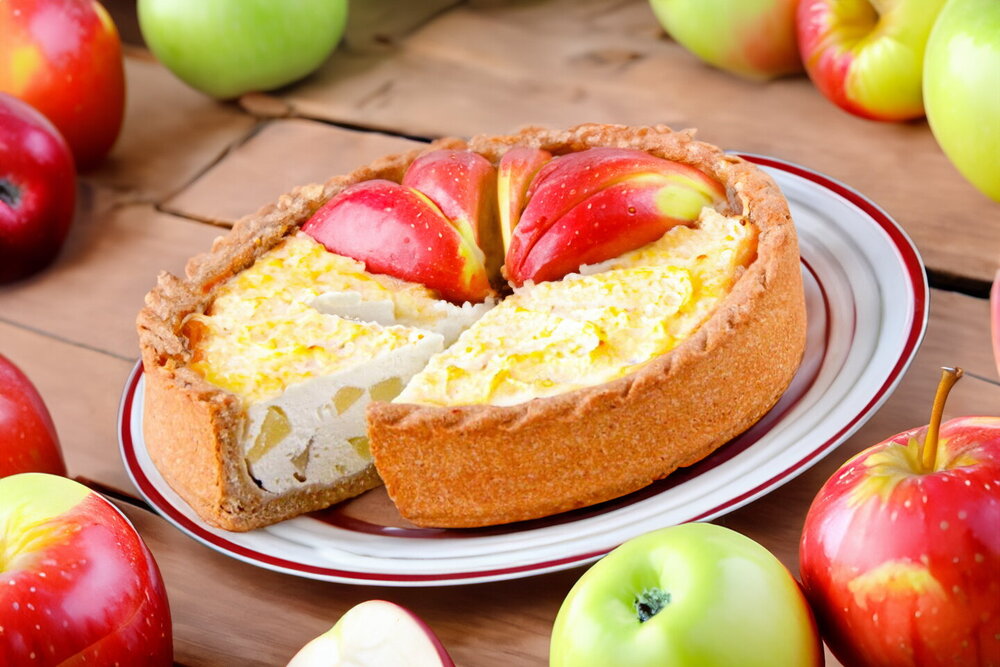 Baked Cottage Cheese Pie
