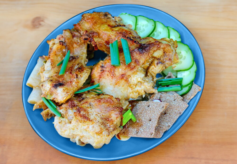 Chicken with Mayonnaise in a Tandoor