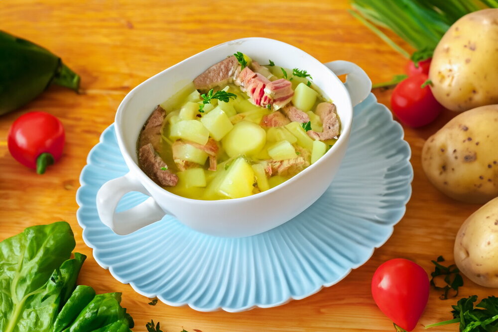 Classic Beef Soup with Potatoes