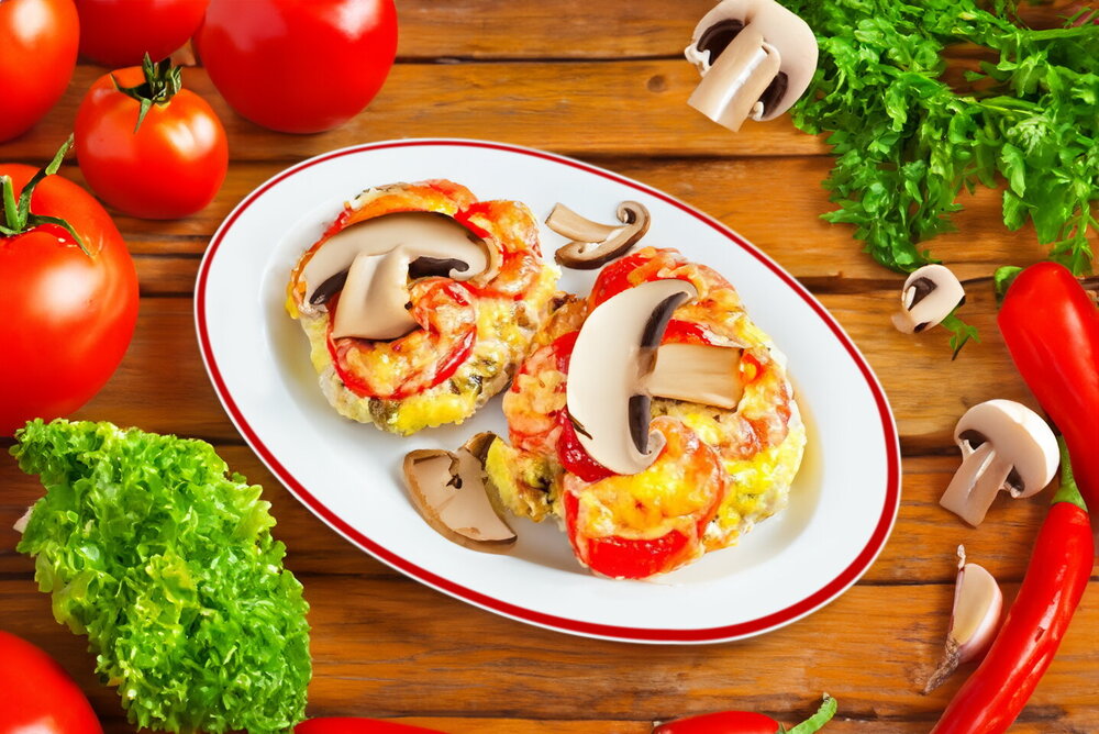 French-style Pork with Mushrooms and Tomatoes