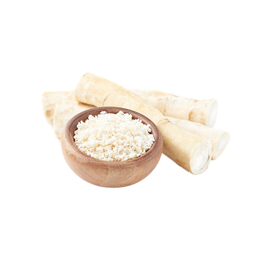 Grated horseradish with lemon