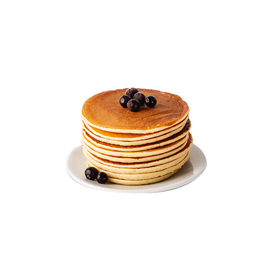 Pancakes with vegetable oil